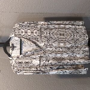 Snake print top